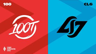 100 vs CLG  Week 3  LCS Summer Split  100 Thieves vs Counter Logic Gaming 2021 [upl. by Romo507]