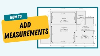 Add Measurements  RoomSketcher App [upl. by Haraj]