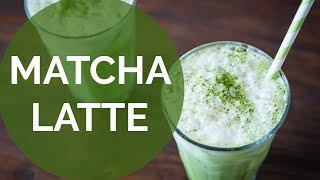 How to make the perfect MATCHA LATTE at home [upl. by Aryek141]