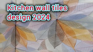 kitchen wall tiles design 2024 [upl. by Fafa]