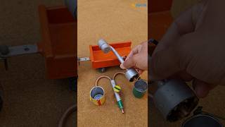 Mini tractor project mini motor water pump science project video🥰 [upl. by Rhianna]