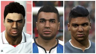 Casemiro Face Evolution PES 2013 to eFootball 2022 [upl. by Ambrosine155]