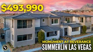 Tour A STUNNING Summerlin Las Vegas Townhome For Sale With A ROOFTOP Deck In Summerlin West [upl. by Siraval]