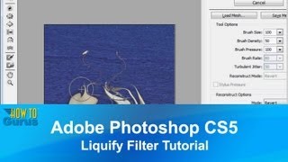 Adobe Photoshop CS5 Liquify Tutorial  How to use the Photoshop Liquify Filter [upl. by Saundra872]