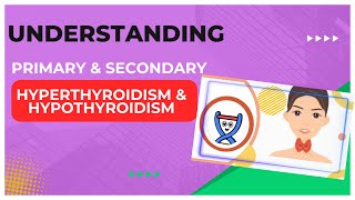 Understanding Primary and Secondary Hyperthyroidism amp Hypothyroidism science thyroid H OLOGY [upl. by Jonell761]