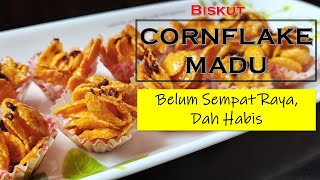 Biskut Cornflake Madu Kegemaran Ramai  Belum Sempat Raya Dah Habis [upl. by Moreta]