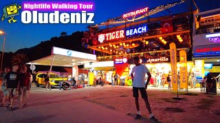 Oludeniz Nightlife  Fethiye  Turkey  4K Walking Tour  June 2024 [upl. by Naimed]