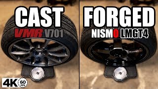 Cast vs Forged Wheels Comparing EXACT Sizes [upl. by Orvil]