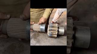 ProLevel Techniques💪 How to Repair a Broken Dozer Drive Gear restoration mechanical [upl. by Refynnej]