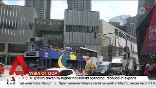 Malaysia’s Q1 GDP grows 42 onyear [upl. by Karney]