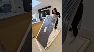 MirrorOutlet Unboxing the full length frameless Laniatus mirror [upl. by Gaultiero]