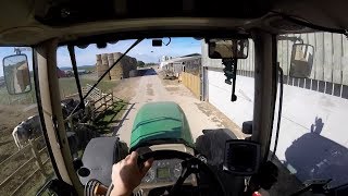 GoPro John Deere 6920s wheat carting  Sound  Autopowr [upl. by Quartis]