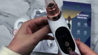 Unboxing Facial Blackhead Suction Cosmetic Instrument [upl. by Geraint]