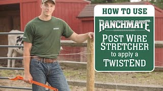 How to use a Ranchmate Post Wire Stretcher [upl. by Norat397]