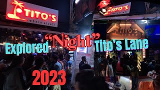 Explored Night Titos Lane l Titos Goa Club l Totos Lane Goa Baga l Night Life l YouTube L Vlog l [upl. by Ardek]