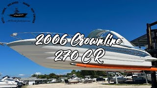 2006 Crownline 270 CR w Mercruiser 496 440 hrs RuskinFL [upl. by Issi]