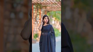 Easy saree poses 😍 shorts love cute girl trend photography poses saree photoshoot model [upl. by Gutow]