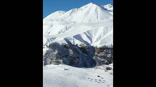 Gudauri Panorama  Surroundings of Gudauri Ski resort gudauri georgia skiresorts [upl. by Eerak]