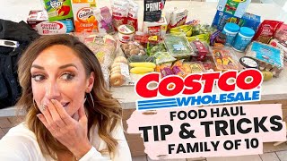 Costco haul for 8 kids SECRET tips amp hacks to shop on a BUDGET  Jordan Page [upl. by Ssepmet554]