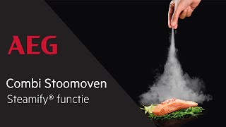 AEG CombiStoomoven  Steamify®functie [upl. by Krasnoff562]