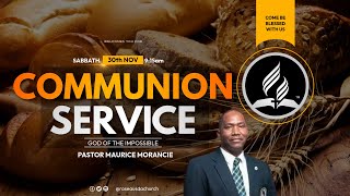 Communion Service  Pastor Maurice Morancie  301111 [upl. by Gillie]