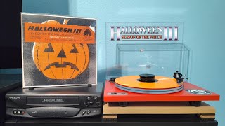 Halloween III Vinyl Soundtrack 4K UHD Side A Orange [upl. by Kwarteng701]