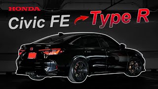 ใครเบื่อรถเดิมบ้าง Civic Fe แปลงเป็น Type R  งบแค่หลักหมื่นเท่านั้น [upl. by Aleris443]