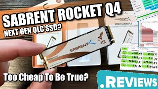 Sabrent Rocket Q4 PCIe NVMe SSD Review  Too Cheap To Be True [upl. by Lundquist]