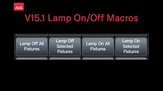 V151 Lamp OnOff Macros [upl. by Yssor]