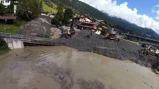 MureErdrutsch fpv droneLuft aufnahmen in stAnton am Arlberg am 170824 [upl. by Sibby]