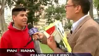 Examen callejero estudiantes limeños vs un libro de primaria [upl. by Ajim]