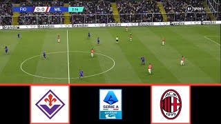 FIORENTINA VS AC MILAN  SERIE A 20242025  FOOTBALL LIFE 2024 [upl. by Tristan]