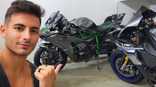 My Favorite Motorcycle Ninja H2 vs Yamaha R1M [upl. by Ros]