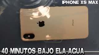 Prueba de agua Iphone XS Max No creerás el resultado [upl. by Phillie]