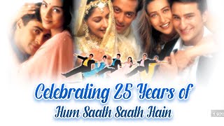 25 Years Of Hum Saath Saath Hain  Salman Khan  Saif Ali Khan  Karisma Kapoor Sonali Bendre Tabu [upl. by Meerak]