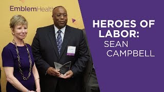 EmblemHealth  Karen Ignagni Introduces Heroes of Labor Honoree Sean Campbell [upl. by Nuoras]