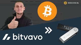 Bitcoin verzenden van Bitvavo naar een Ledger hardware wallet [upl. by Alexio]