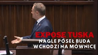 Expose Tuska Nagle poseł Buda wchodzi na mównicę [upl. by Yenduhc]