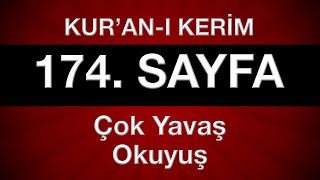 Kuran 174 sayfa 9 cüz yeni öğrenenler için tecvitli sayfa sayfa çok yavaş okuyuş en yavaş hatim [upl. by Avalsorim730]