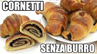 CORNETTI SENZA BURRO FATTI IN CASA Ricetta semplicissima  Le Ricette di Jennifer [upl. by Aiouqahs788]