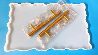 How to Make a Beautiful Resin Tray From a mold [upl. by Gniw]