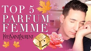 PARFUM FEMME  TOP 5 AUTOMNE 🍁 [upl. by Oirottiv]