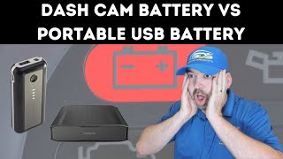 Dash Cam Battery vs Portable USB Battery [upl. by Bourke]