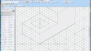 How to draw isometric shapes in Microsoft Visio [upl. by Nnylodnewg]