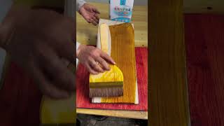 Smooth color apply on wood [upl. by Ioj]