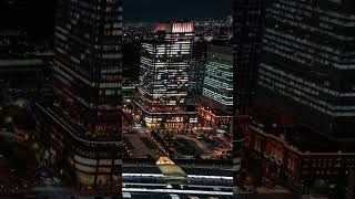 東京駅夜景都会だなー東京夜景 高層ビルタワマン都会東京駅丸の内駅舎憧れtokyonights tokyostation timelapse [upl. by Hedy772]