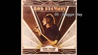 Rod Stewart  Maggie May 1971 HQLyrics [upl. by Ahsirkal]