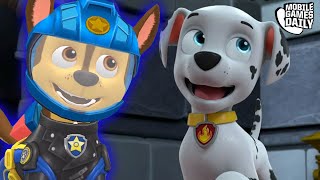 PAW PATROL RESCUE WORLD Chase amp Marshall Explore Floating BarkingBurg Castle [upl. by Palm]