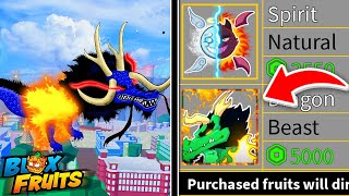 FINALLY NEW Dragon Fruit Rework Is Here Blox Fruits Update 24 [upl. by Ause]