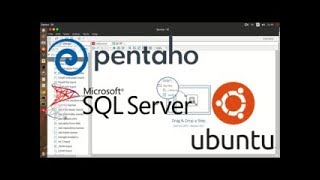 Pentaho data integration with Sql Server Ubuntu [upl. by Ennairek]